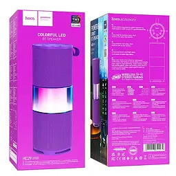 Акустика бездротова Hoco HC29 Halo sports BT5.4 7.5W*2 фіолетова - мініатюра 2