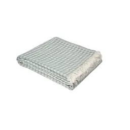 Покривало Lotus Home - Checked Gingham зелений 190x225