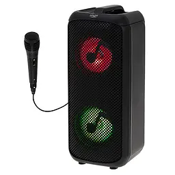 Bluetooth колонка Adler AD 1903 с радио, караоке, RGB-подсветкой, аккумулятор 1500 мАчBluetooth колонка Adler