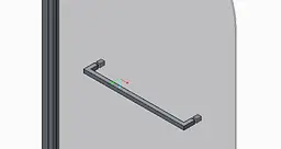 Шторки скляні на ванну Koer SR BS02-80x140-TR-01 прозоре скло 6 мм, хром KR5401, Універсальна, прозорий, хром - мініатюра 10
