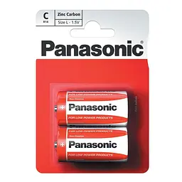 Батарейка PANASONIC R14 Special блістер 1х2 шт.Zinc Carbon