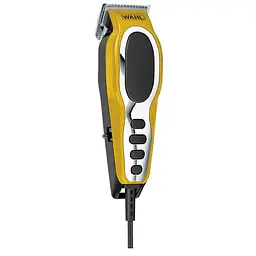 Moser Машинка для стрижки Wahl Close Cut Pro Clipper, від мережі, вібраційний мотор, насадок-6, кейс, сталь, жовтий