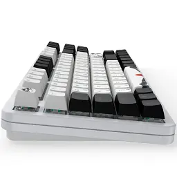 Клавіатура Dark Project 87 Fuji V2, White/Black, USB, механічна (перемикачі Linear g3ms Sapphire), RGB підсвічування, 87 кнопок, кабель 1.8 м, UA/EN (DPKB_FUJI_87_ANSI) - мініатюра 5