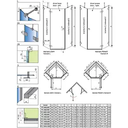 Душові двері Radaway Essenza Pro PTJ 57x200 права, безпечне скло, прозоре (10100000-01-01R) - мініатюра 7