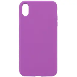 Чохол Silk Full Protective (AA) NO LOGO для Apple iPhone X / XS (5.8") Фіолетовий / Grape