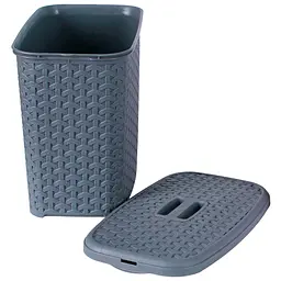 Кошик Diomedea з кришкою сіро-блакитний 6 л (К7-121) - мініатюра 3