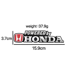 Емблема напис Honda 159×37мм алюміній (на скотчі) - мініатюра 2