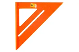 Кутник вимірювальний будівельний тесляр Mastertool 180 мм пластиковий - мініатюра 3