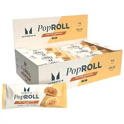 Протеїновий батончик Myprotein Pop Roll Salted Caramel 12x27 г