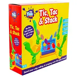 Настільна гра для сім'ї, 52 фішки Tic Tac & Stack / Дитяча гра інтерактивна - мініатюра 4