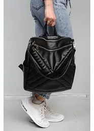 Жіночий рюкзак Sambag Trinity MSS black 34 х 31 х 15 см (28313002) - мініатюра 4