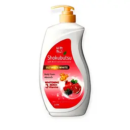 Крем-піна LION Shokubutsu для душу Ultimate White Whitening Berry 500мл