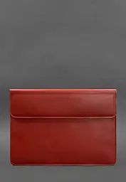Шкіряний чохол-конверт BlankNote на магнітах для MacBook 14 Червоний - мініатюра 2