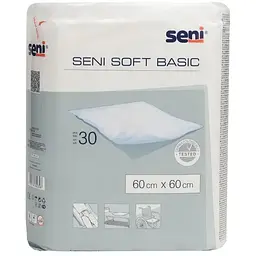 Пелюшки для малюків Seni Soft Basic 60х60 см 30 шт. (5900516692308)
