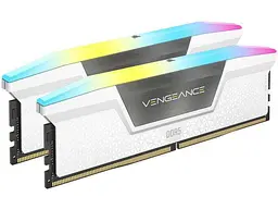 Модуль пам'яті Corsair 32 GB (2x16GB) DDR5 6000 MHz Vengeance RGB (CMH32GX5M2E6000C36W) - мініатюра 2