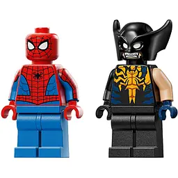 Конструктор LEGO Super Heroes Marvel Автомобіль Людини-павука vs. Отруєний Росомаха 134 деталі (76336) - мініатюра 5