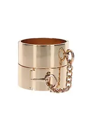 Наручники золотисті металеві Slave Wrist Cuffs Taboom - мініатюра 4