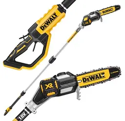 DeWALT Висоторіз ланцюговий акумуляторний безщітковий 18В шина 20см штанга 180-280см 4.0кг без АКБ та ЗП - мініатюра 6