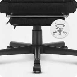 Крісло Cabro C503 Black-White (тканина) - мініатюра 6