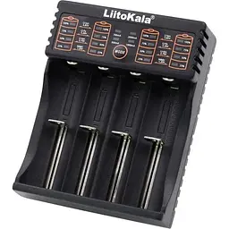Зарядний пристрій LiitoKala Lii-402 для акумуляторів 18650 на 4 канали з функцією PowerBank 1000 mAh