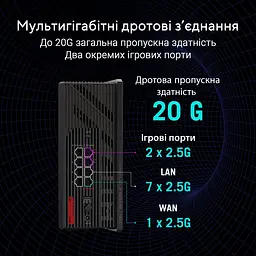 Бездротовий маршрутизатор (роутер) Wi-Fi Asus ROG Strix GS-BE18000 (90IG09Y0-MO9C00) [157022] - мініатюра 7