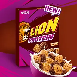 Сухий сніданок Nestle Lion Protein Cereal Caramel and Chocolate 340г