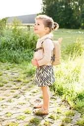 Дитячий рюкзак Childhome My first bag, бежевий (CWKIDBPBE) - мініатюра 13