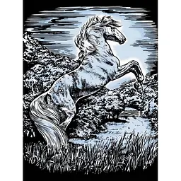 Набір для творчості Sequin Art Artfoil Silver Жеребець (SA1033) - мініатюра 2