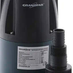 Дренажний насос для чистої води Grandfar GPE751F GF1092 - мініатюра 2