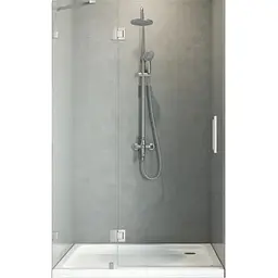 Двері в нішу Koer SR SD04-120x200-TR-01 прозоре скло Easy Clean 10 мм, хром KR5387, універсальні, прозорий, хром