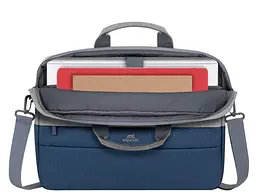 Сумка для ноутбука RIVACASE 7532 15.6 Grey/Dark blue (7532 (Grey/Dark blue)) - мініатюра 3