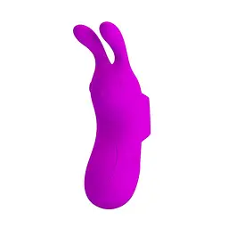 Вібратор на палець Pretty Love Finger Bunny 9.4 см фіолетовий - мініатюра 2