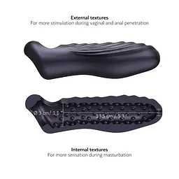 Насадка на пеніс Dorcel Man.Wand Ryzer Max, 18.2 см (сливовий) - мініатюра 3