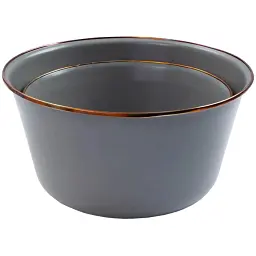Набір Barebones Mixing Bowl/Enamel 2 миски slate grey - мініатюра 2