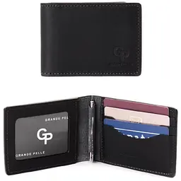 Затискач-портмоне GRANDE PELLE 11х8х0.5 см acs0032124 - мініатюра 6