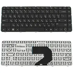 Клавіатура для ноутбука HP (Compaq: 430, 431, 630, 635, 640, 650, 655, CQ43, CQ57, CQ58, Pavilion: G4-1000, G6-1000) ukr, black