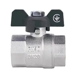 Кран кульовий SD Plus 3/4" ВР для води (метелик) SD602W20 - мініатюра 3