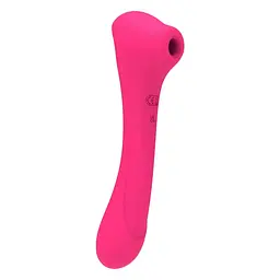 Вакуумний стимулятор клітора з вібрацією Alive New Midnight Quiver рожевий - мініатюра 3