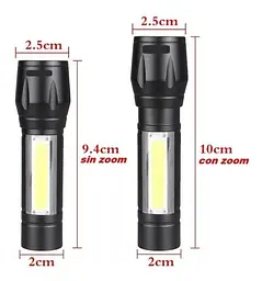 Ліхтар ручний POLICE 511-T6-450 lum USB вбудований акумулятор 300 метрів zoom (2766) - мініатюра 2