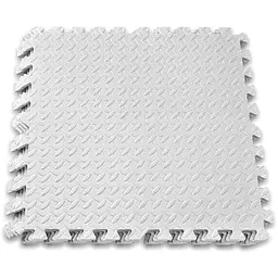 Мат-пазл EasyFit SwallowTail EVA 120х120х1 см татамі ластівчин хвіст Білий (EF-1950-W)