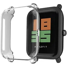 Чохол-накладка DK Silicone Face Case для Xiaomi Amazfit Bip / Bip Lite (012417) (clear) - мініатюра 2