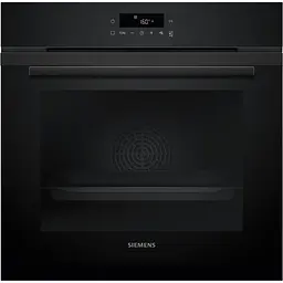 Духова шафа електрична Siemens 71 л A+ дисплей конвекція піроліз чорний