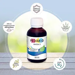 Сироп Омега-3 з холіном Pediakid Omega-3, 125 мл - мініатюра 3