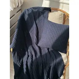 Плед Прованс Cotton синій 120 х 200 см (039530) - мініатюра 11