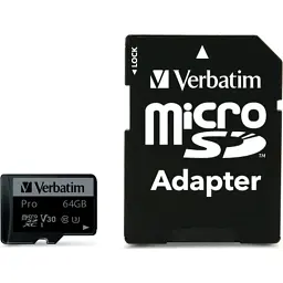 Карта пам'яті Verbatim 64GB microSDXC class 10 UHS-III PRO (47042)