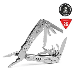 Мультитул Ganzo G302-H, (16.5 см) 26 функций + биты и чехол