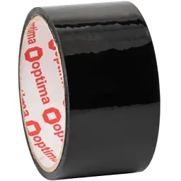 Скотч Optima 48 мм х 30 м, чорний (O45304-01)