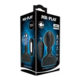Анальна пробка - Mr.Play Inflatable Anal Plug - мініатюра 7