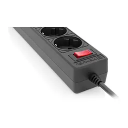 Мережевий фільтр живлення REAL-EL RS-Protect 505, 1.8m, black (EL122300044) - мініатюра 9
