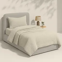 Дитяча постіль Cosas Quartz без простирадла муслін 110х140 см (Set_Muslin_07Quartz_140_2) - мініатюра 2